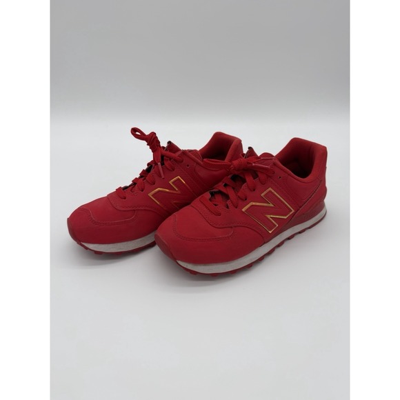 New Balance Classic 574-RED-WOMEN'S 7-Retro-Classic-New In Box - Picture 2 of 9